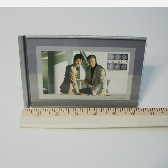 3 Silver Picture Frames 5 X 7 4 X 6 Malden Studio - Picture 5 of 5